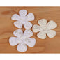 40 Padded Lace Flower 2.5" - Ivory