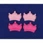80 Furry Crown 1 1/8"-Pink/Hot Pink