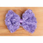 12pcs 4.5" Large Chiffon Rose Bow - Lavender