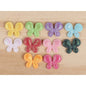 200 Padded Shinny Butterfly 0.75"-10 Colors