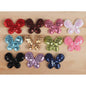 55 Padded Sequin Butterfly 1.5"-11 Colors