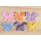 120 Padded Gingham Butterfly 1.5"-6 Colors