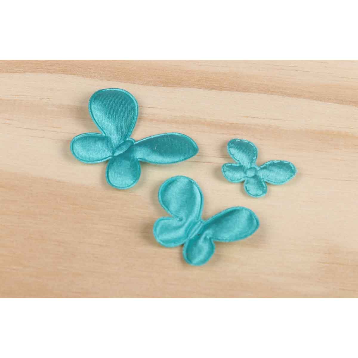120 Satin Butterfly-Teal