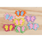 70 Padded Furry Butterfly Appliques 2"-7 Colors