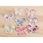 80 Padded Floral Butterfly 1.75"-8 Colors