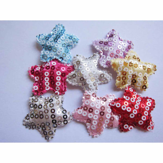 80 Sequin Star 1.25"-8 Colors