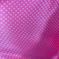 Polka Dots Prints Satin Fabric-Dark Pink