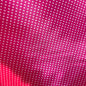 Polka Dots Prints Satin Fabric-Hot Pink