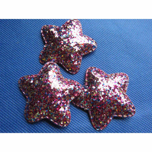 20 Glitter Star 2" Colorful