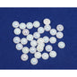 200Pcs Plastic Flower Pearl Flatback 9mm-Shinny White