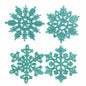 32pcs Glitter Snowflake Ornament 4 Inch for Christmas Tree Decoration-U Pick