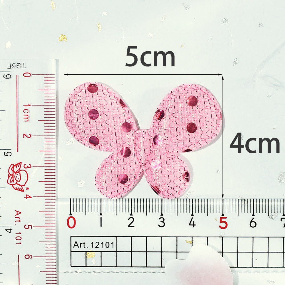 Wholesale 500pcs Padded Dots Butterfly 2" Embellishment - U PICK