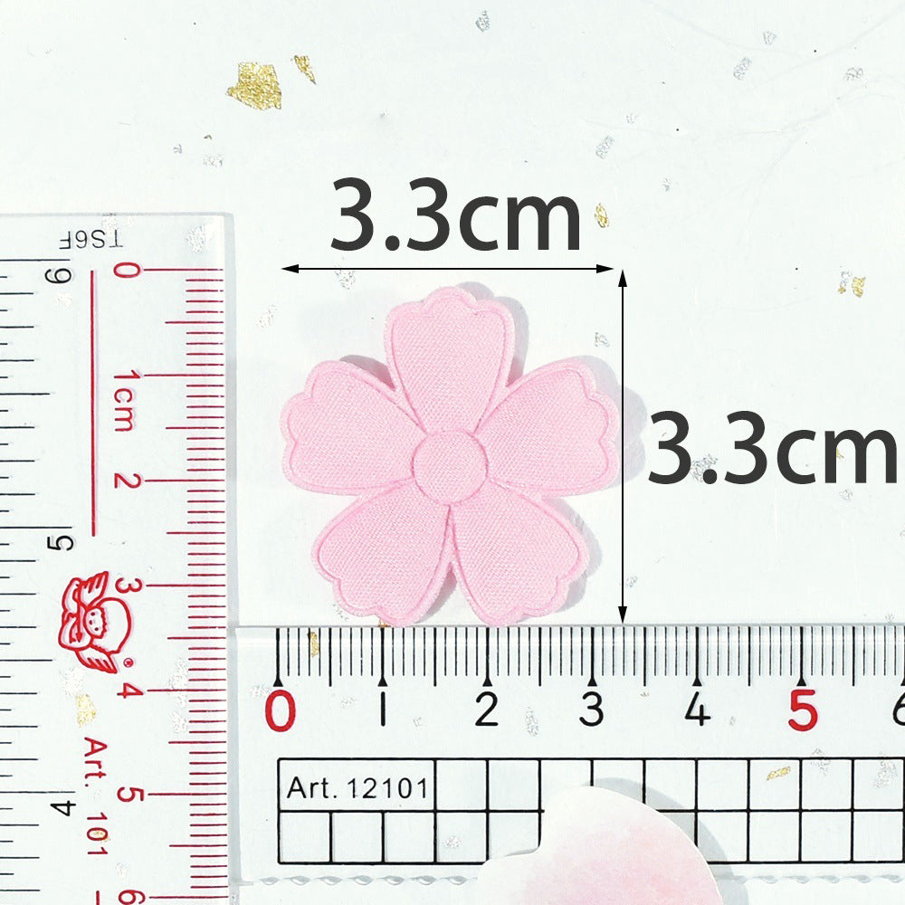Wholesale 500pcs Padded Cotton Flower 1.25" Embellishment - U PICK