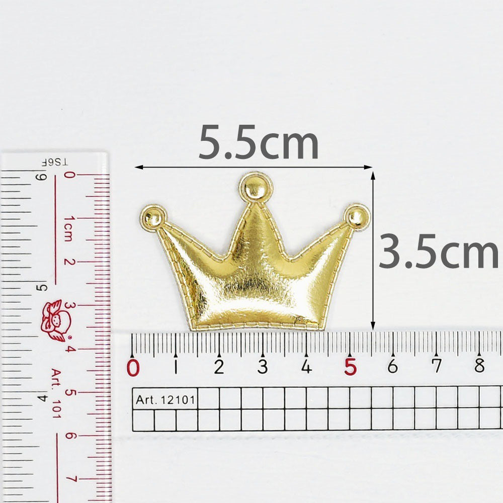 Wholesale 500pcs Padded PVC Crown 2.25" Embellishment - U PICK