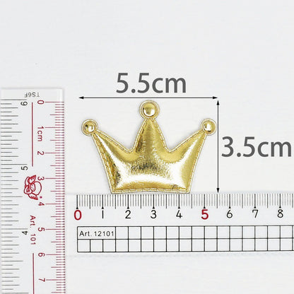 Wholesale 500pcs Padded PVC Crown 2.25" Embellishment - U PICK