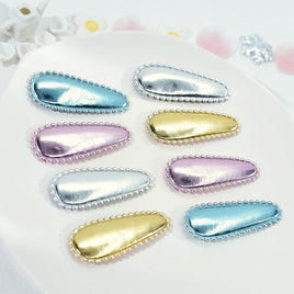 Wholesale 500pcs Padded PVC Hair Clip Cover 45mm Embellishment - U PICK
