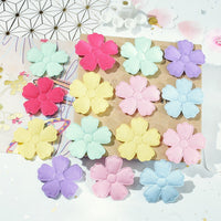 Wholesale 500pcs Padded Cotton Flower 1.25" Embellishment - U PICK