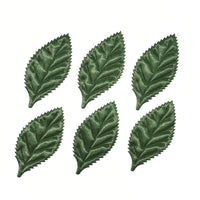 Wholesale 500pcs Padded Satin Leaf 2.25" Embellishment - Green