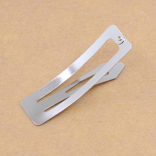 100 Rectangle Snap Clips 50mm x 15mm