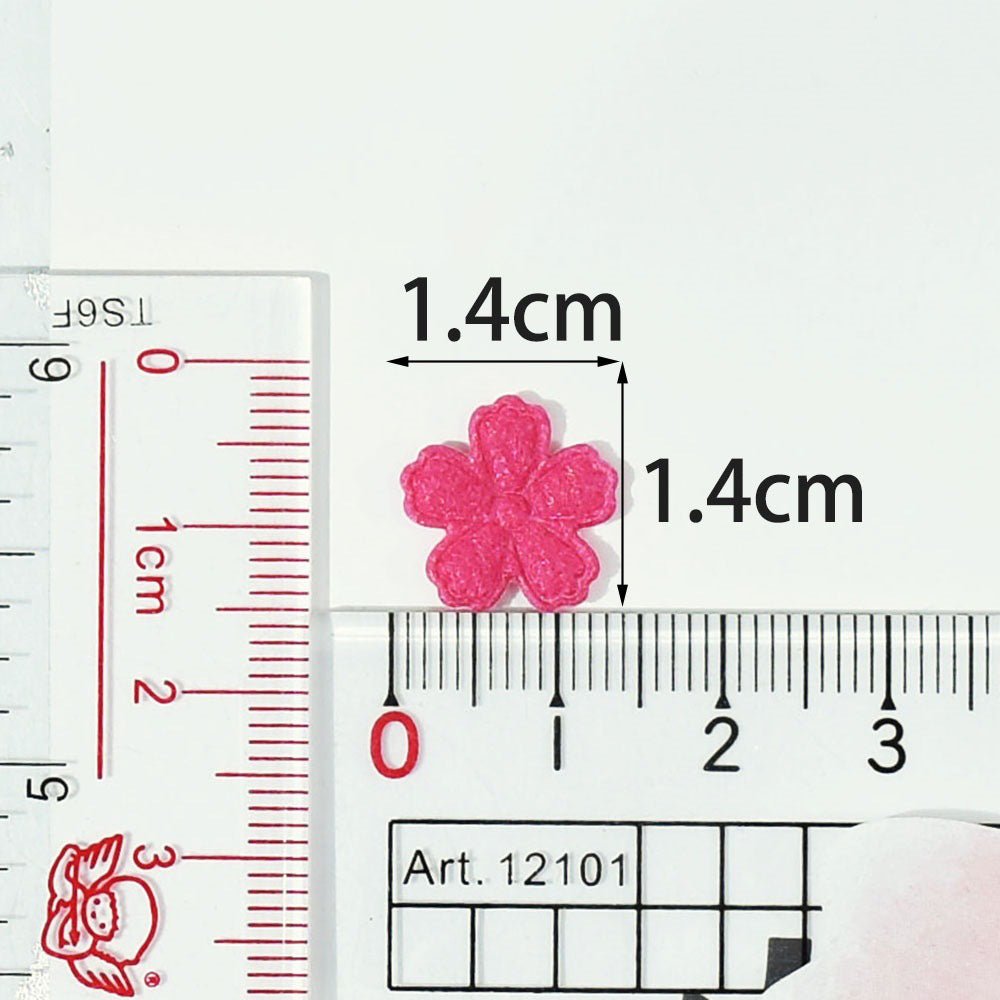 Wholesale 500pcs Padded Cute Flower 14mm Embellishment - U PICK