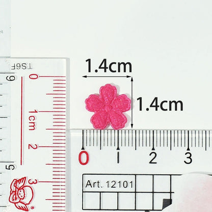 Wholesale 500pcs Padded Cute Flower 14mm Embellishment - U PICK