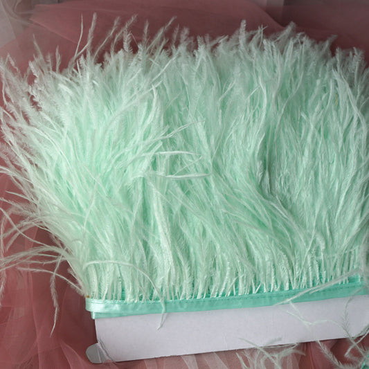 Wholesale Natural Ostrich Feathers Trims Fringe 5" wide -U PICK