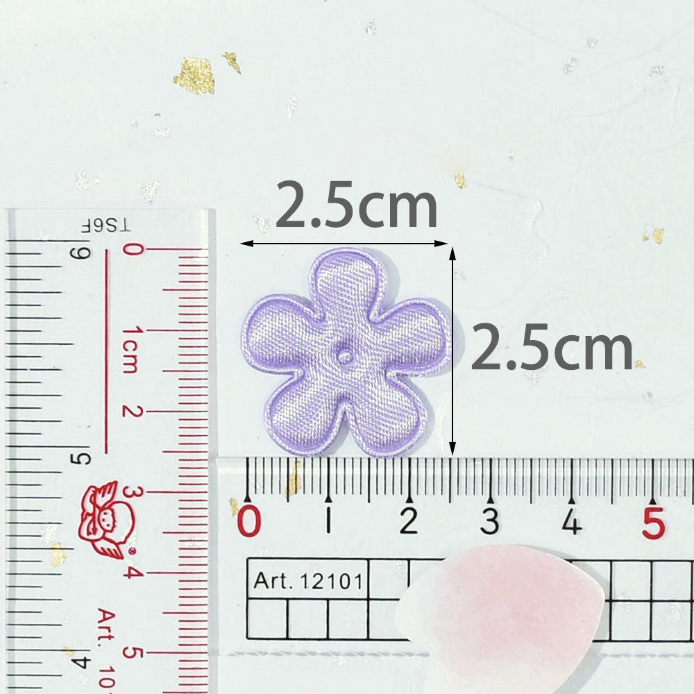 Wholesale 500pcs Padded Satin Flower 1" Embellishment - U PICK