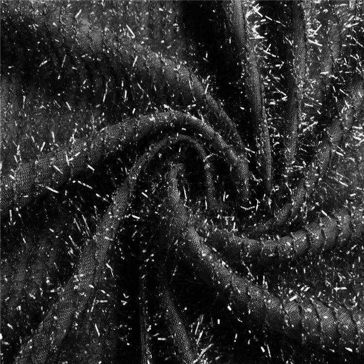 Sparkling Lightweight Tinsel Lurex Fabric