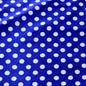 Polka Dots Velvet Fabric-Royal