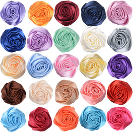 Wholesael 100 Satin Rose Wedding Bride Bouquet Rose 2.5"-U PICK