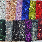 Sequin Velvet Fabric by the yard 65 Colors U PICK 5mm Sequins Velvet 2-way Stretch 58/60”