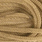 YYCRAFT Burlap Mesh Tube Deco Flex for Wreaths 3/8 Inch x 25 Yards Natural