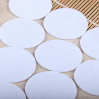 100 Stiff Thick Wool Felt 2mm White