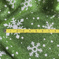 Sparkling Tinsel Lurex Fabric-Green
