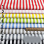 YYCRAFT Stripe Cotton Fabric By the Yard-U Pick
