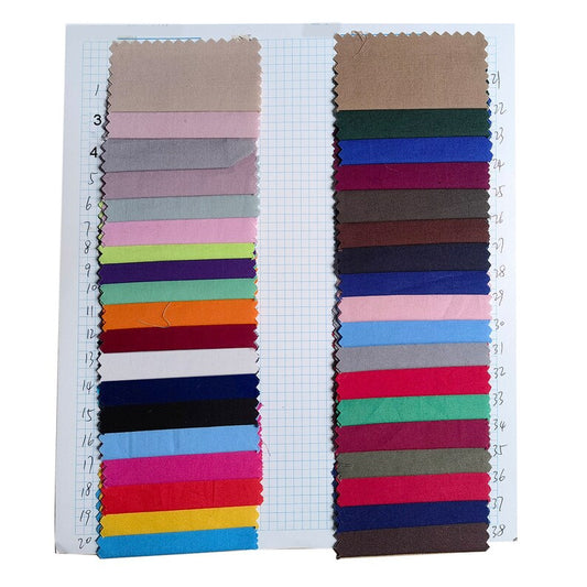 YYCRAFT T/C Blend Cotton Broadcloth Fabric By the Yard-U PICK