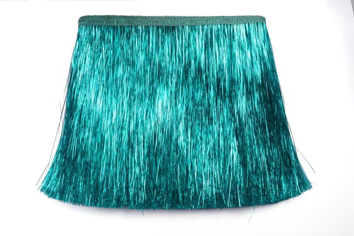 10 Yards Tinsel Fringe Trim 6” Wide (30 colors)-U PICK