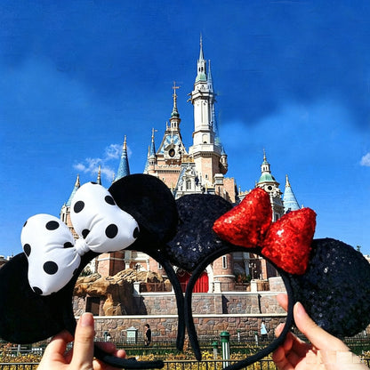 1 Pcs Handmade Ears Headband, Minnie Ears