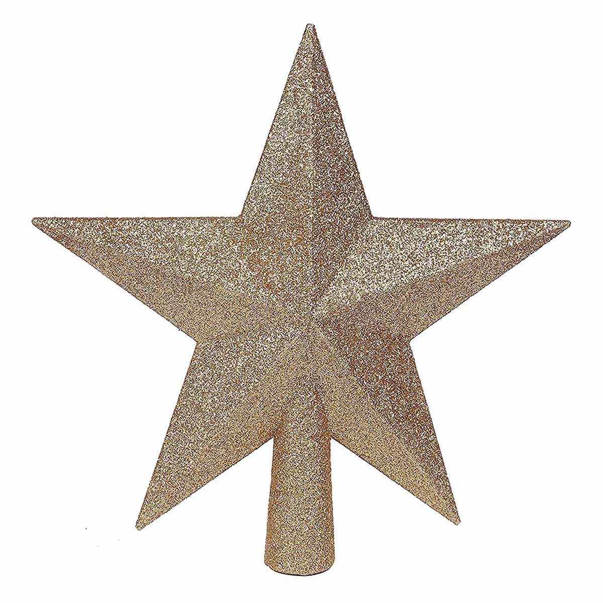 One Pack Large Glitter Star Tree Topper,10″-U Pick