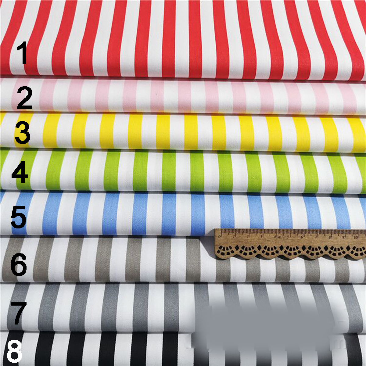 Stripe Cotton Fabric-U Pick