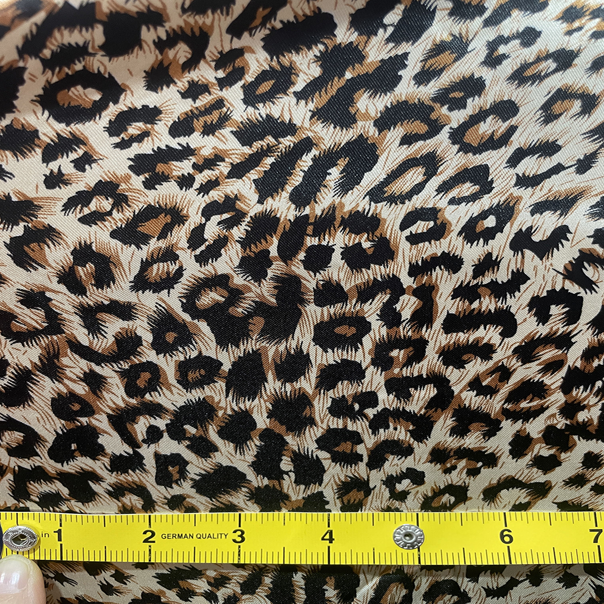 Leopard Prints Satin Fabric