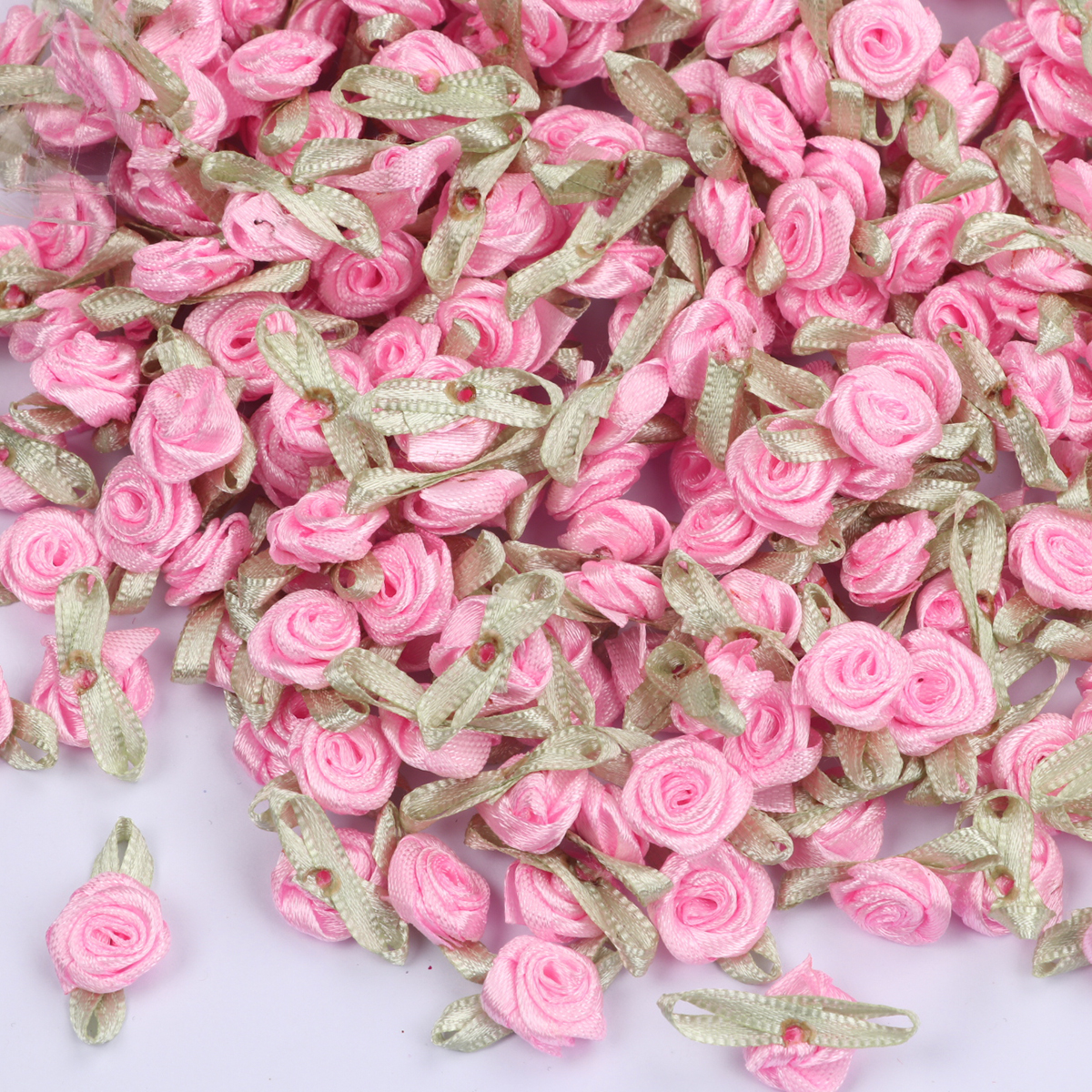 500 satin rose leaf-Pink