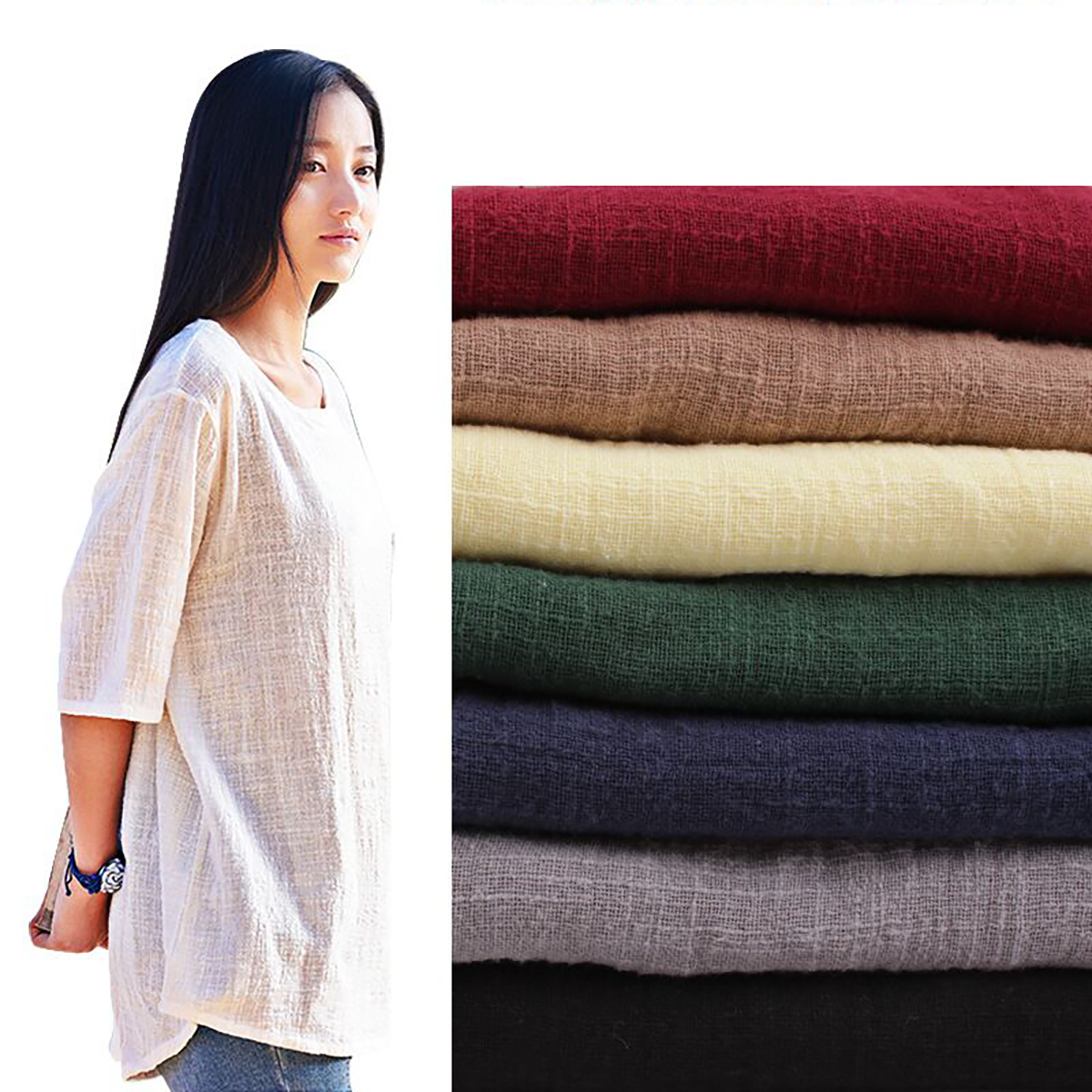 linen Cotton Fabric-U PICK