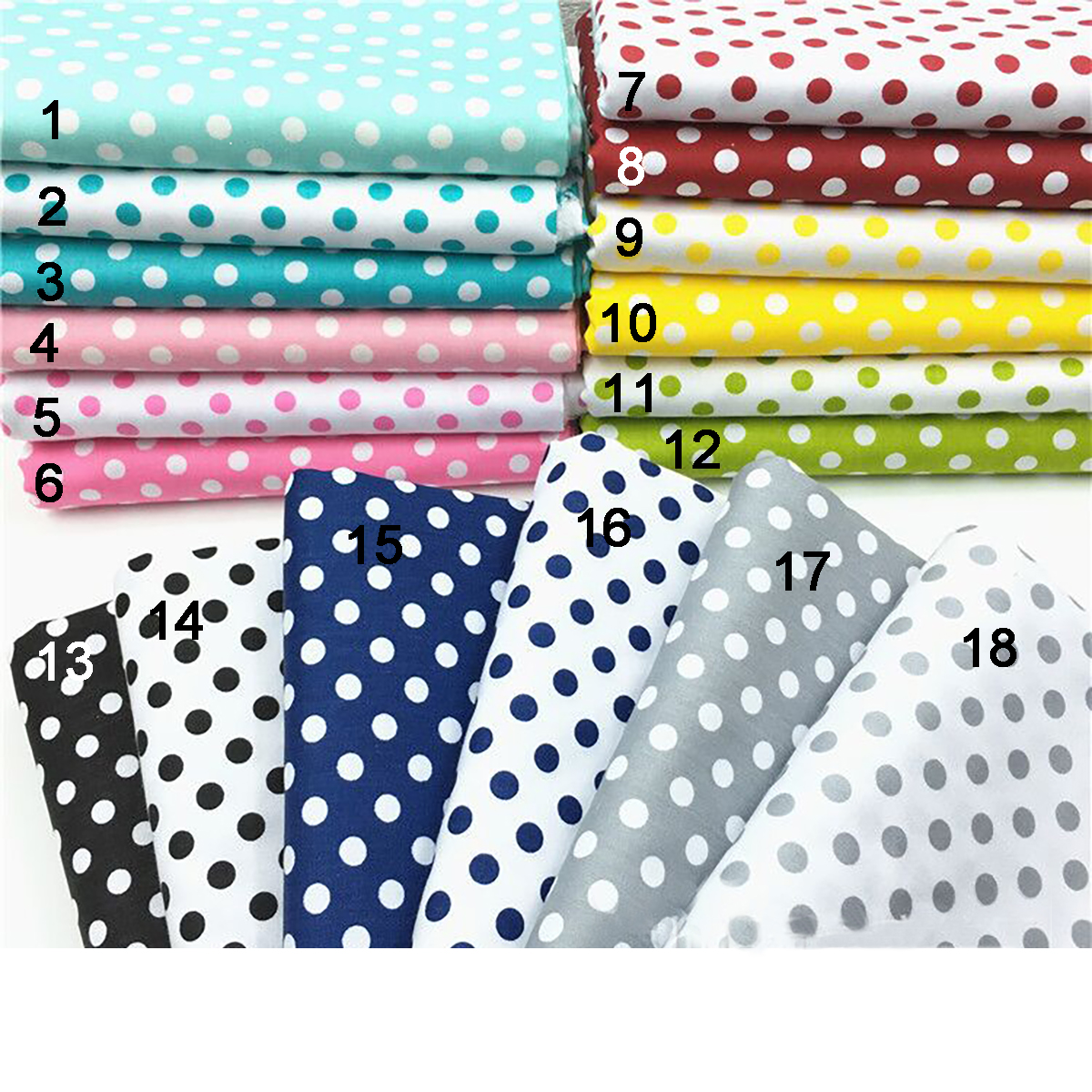 Polka Dots Cotton Fabric-U Pick