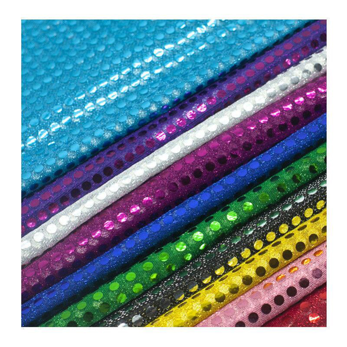 Faux Sequin shiny Confetti Dot Knit Fabric-u pick