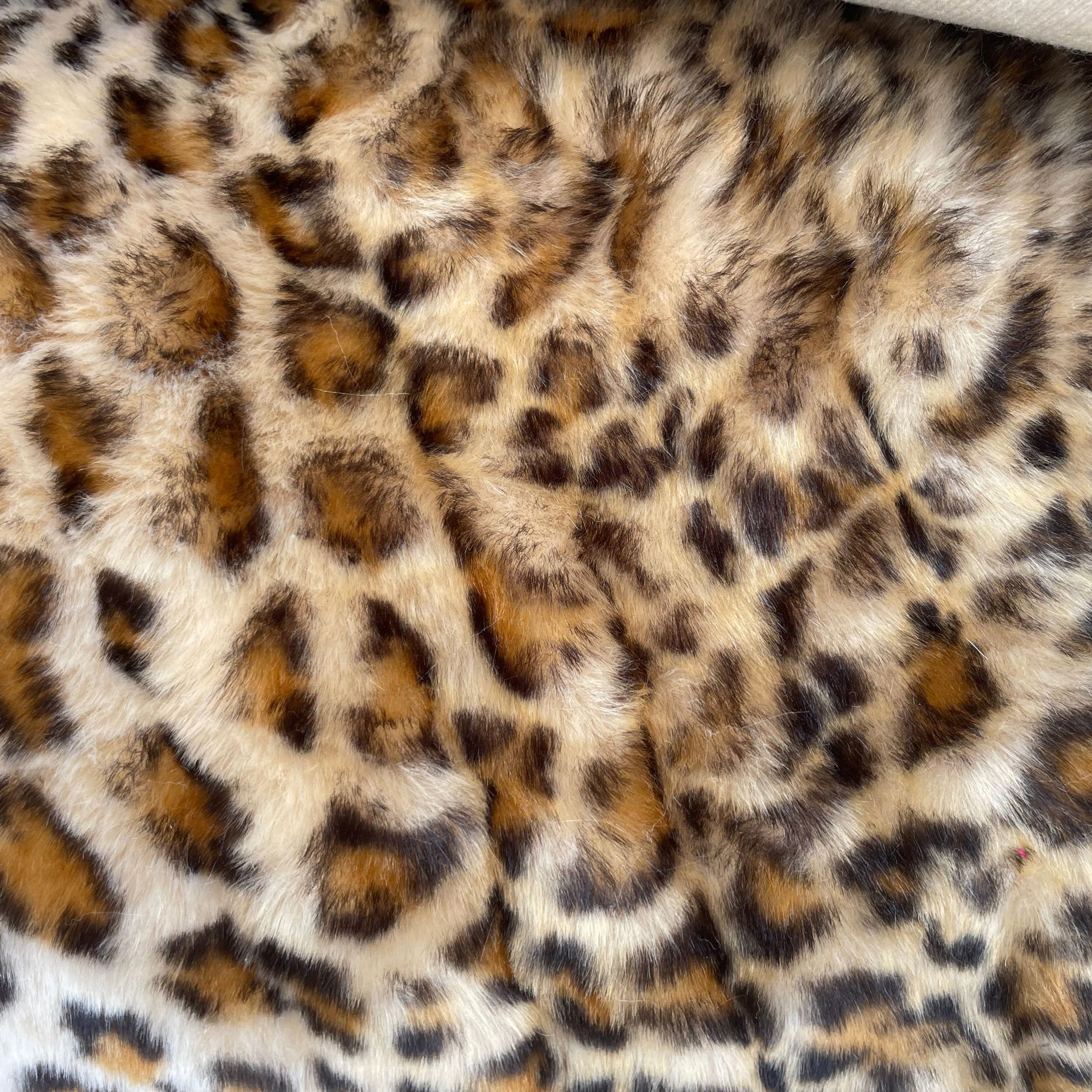 Thick Fur Fabric Leopard